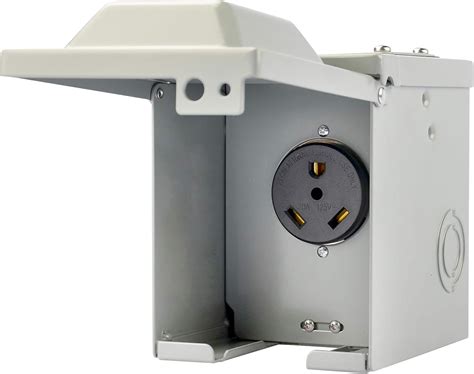 electric lock box|lockable outside electrical outlet boxes.